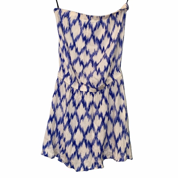 Romper White and Blue Ikatt small - Picture 5 of 8